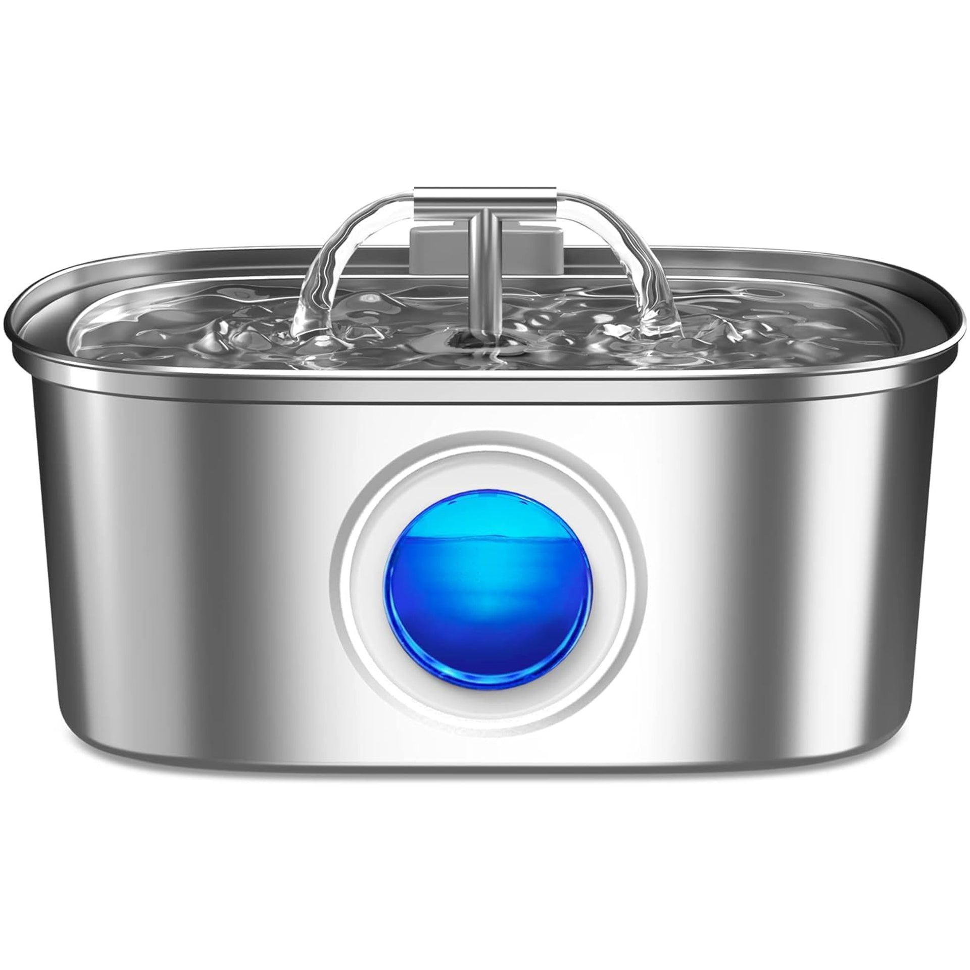 Lawfery Stainless Steel Cat Water Fountain – 0.8 Gallon Automatic Pet Fountain With Quiet Pump & 3 Filters
